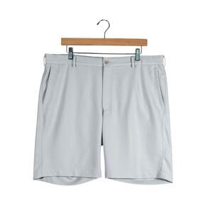 Peter Millar Golf Shorts | Classic Fit | Gray Performance Pickleball Preppy | 36